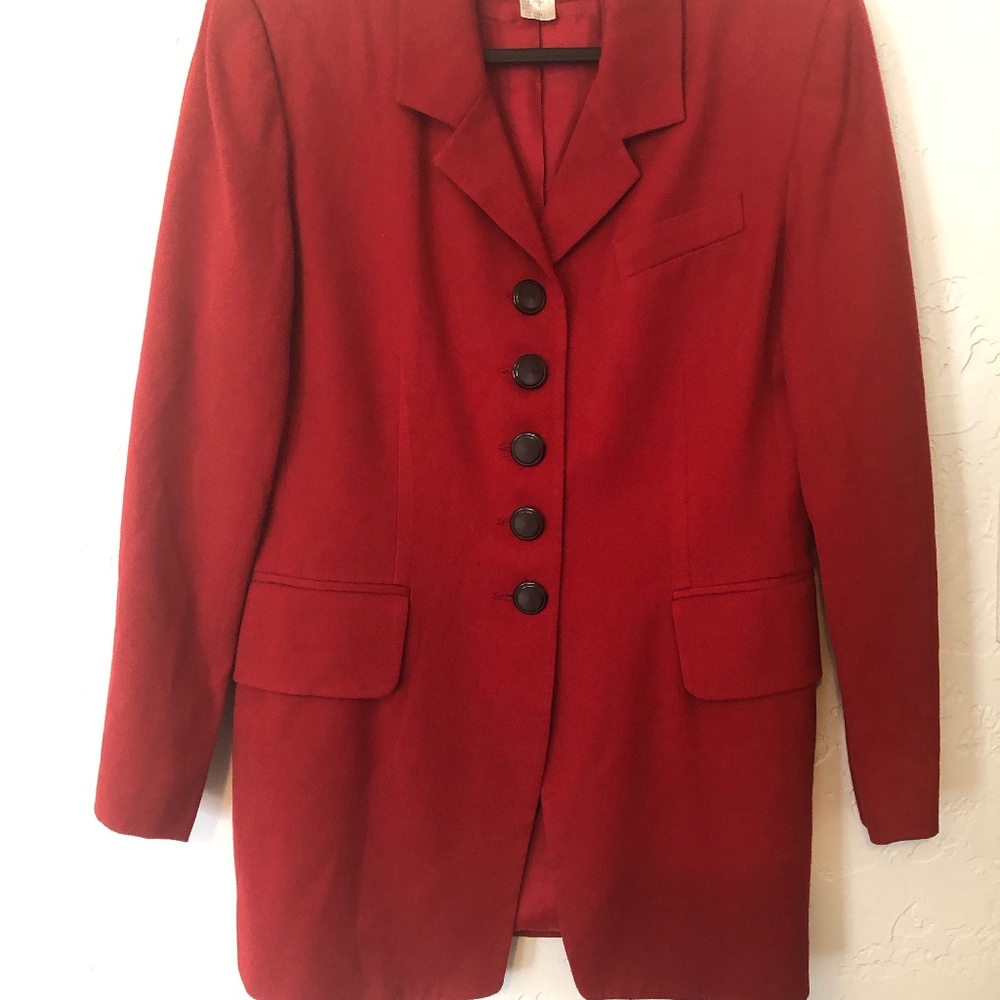 Hugo Buscatri size small, red blazer